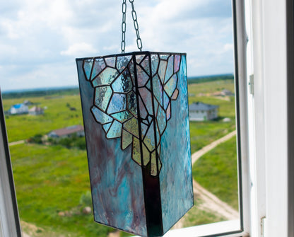 Geometric Octagon Lamp Stained Glass Pattern (PSD)