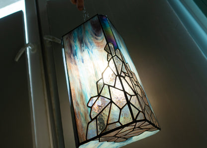 Geometric Octagon Lamp Stained Glass Pattern (PSD)
