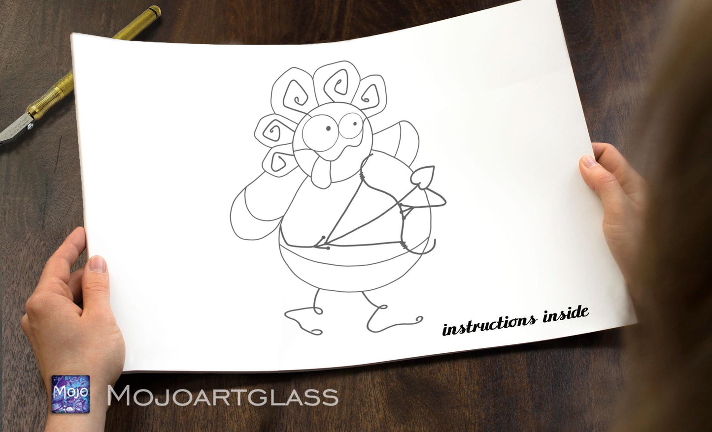 Cupid Stained Glass Pattern — Funny Valentine DIY Suncatcher, SVG PSD for Cricut Silhouette