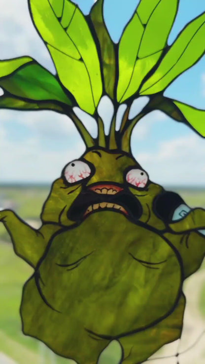 Screaming Mandrake Suncatcher — The Root That Invented Grindcore, Weird Metal Gift